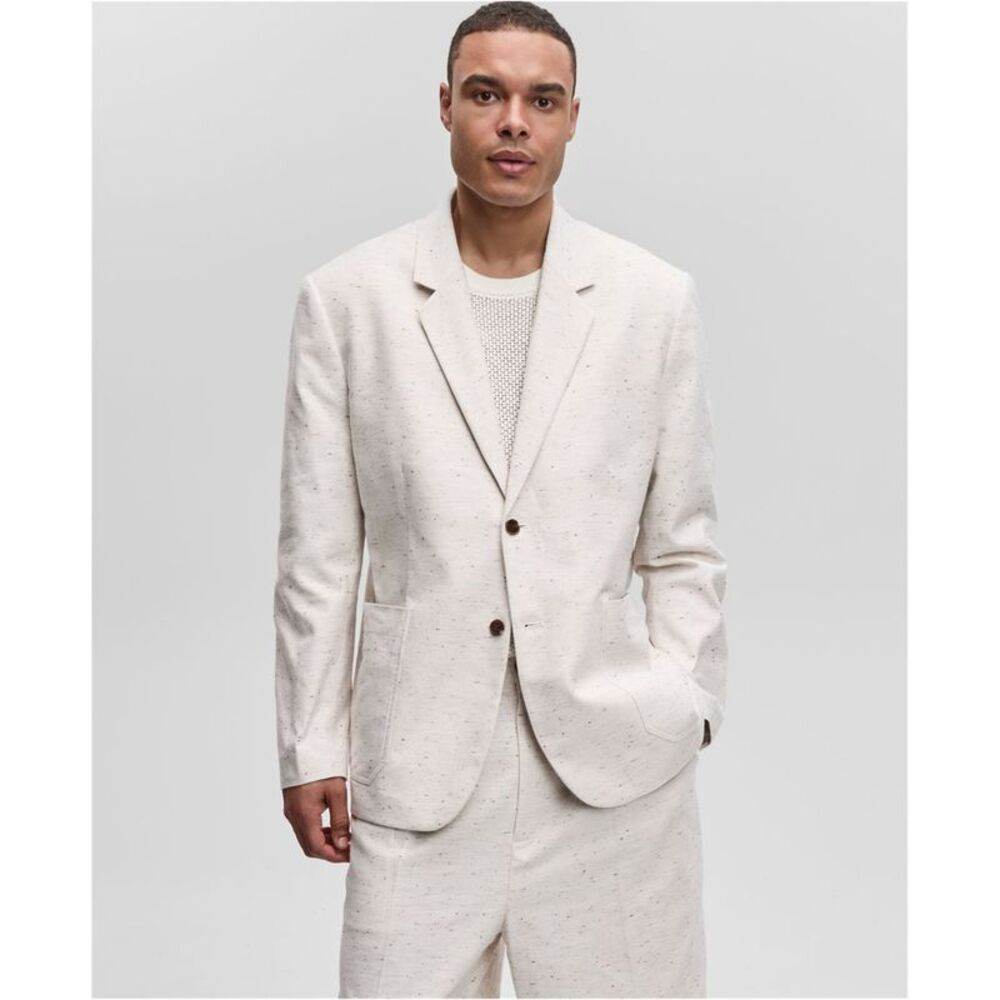 Mode Of One Mens Relaxed-Fit Speckled Textured Blazer Jacket, NWT